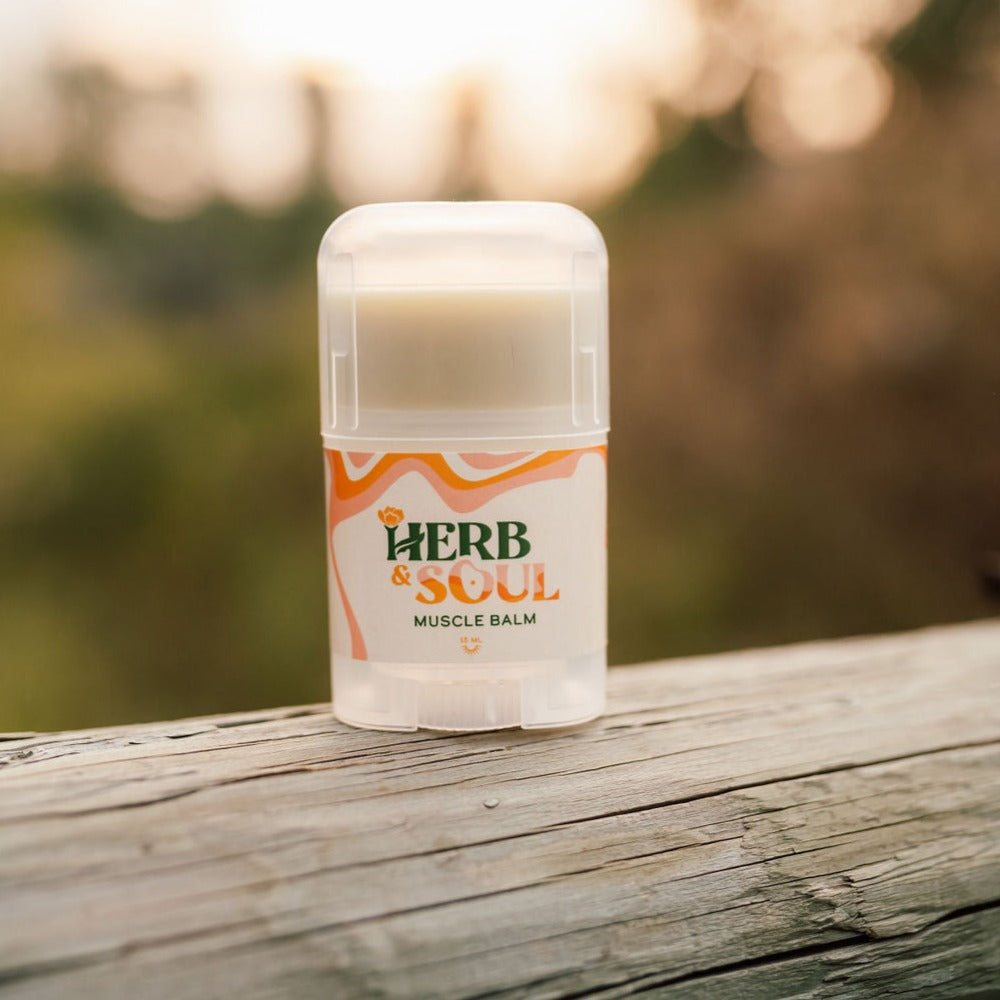 Herb & Soul Muscle Balm container